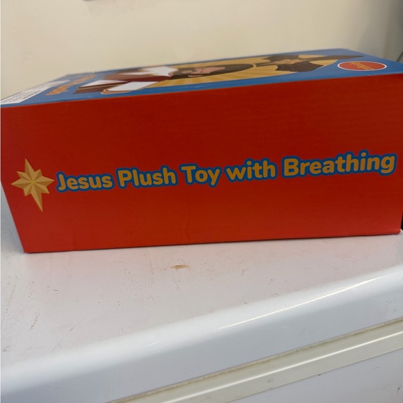 Plush Jesus Doll with Red Robe - Picture 3 of 6